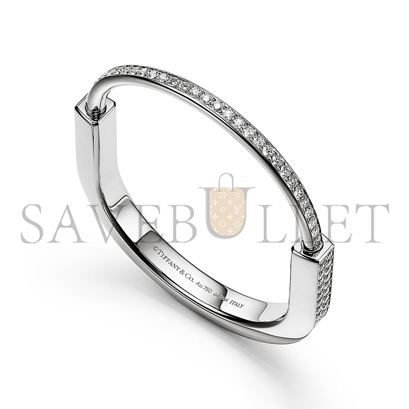 TIFFANY BRACELET WHITE GOLD, FULLY PAVÉ DIAMONDS GRP12237
